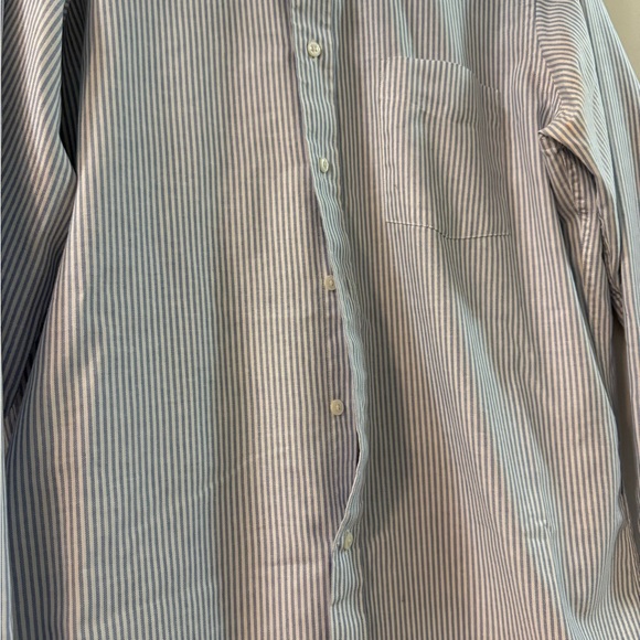 Men's Blue Striped Shirt - Picture 4 of 5